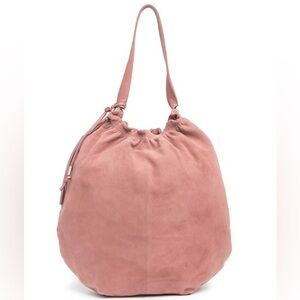 Lucky Brand Alva Leather Suede Hobo Shoulder Bag